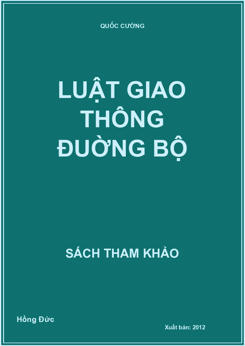 Luật giao thông đuờng bộ