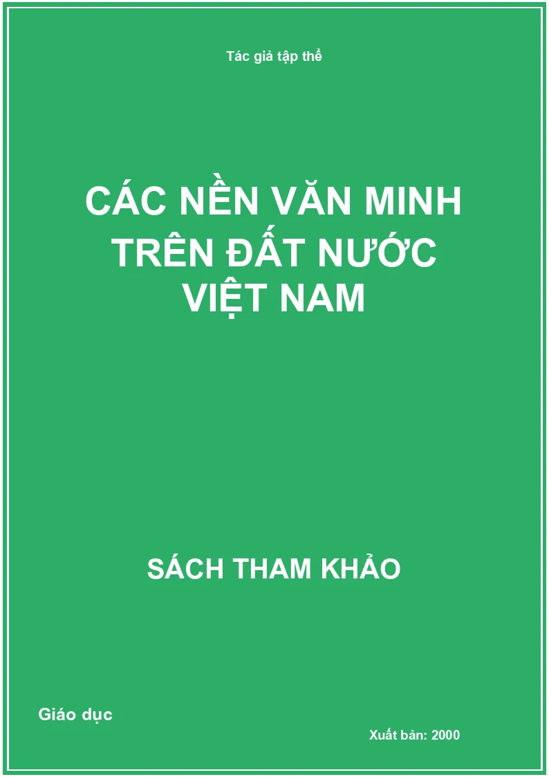 Các nền văn minh trên đất nước Việt Nam