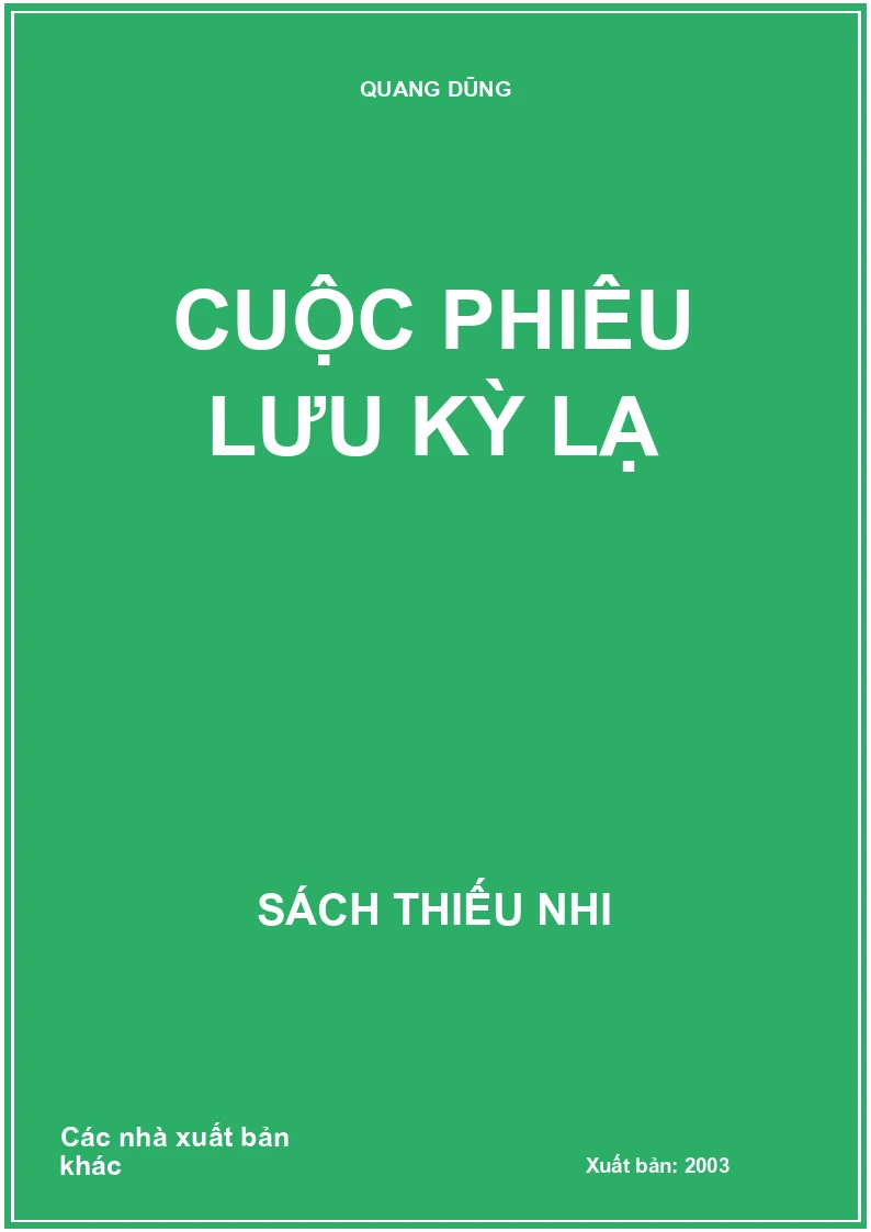 Cuộc phiêu lưu kỳ lạ