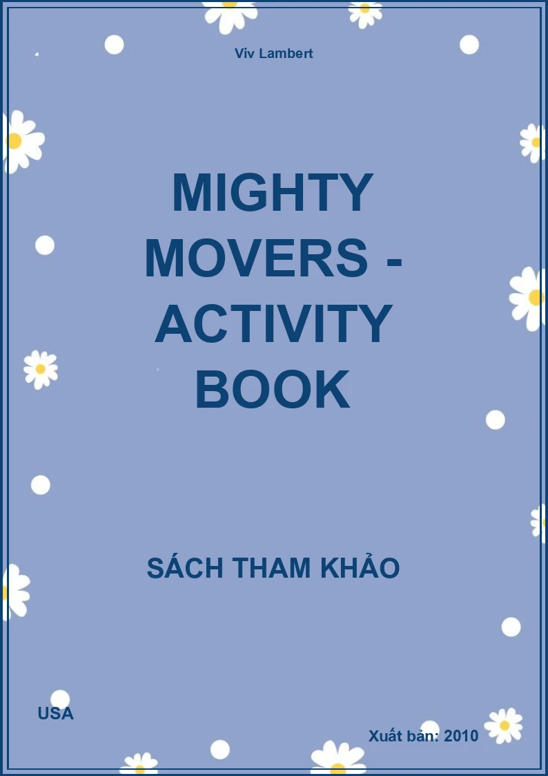 Mighty Movers - Activity Book
