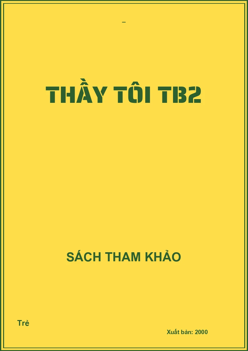 Thầy tôi TB2
