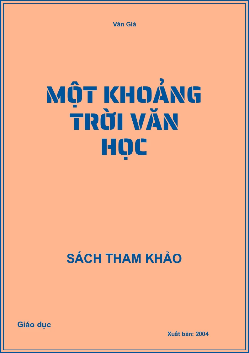 Một khoảng trời văn học