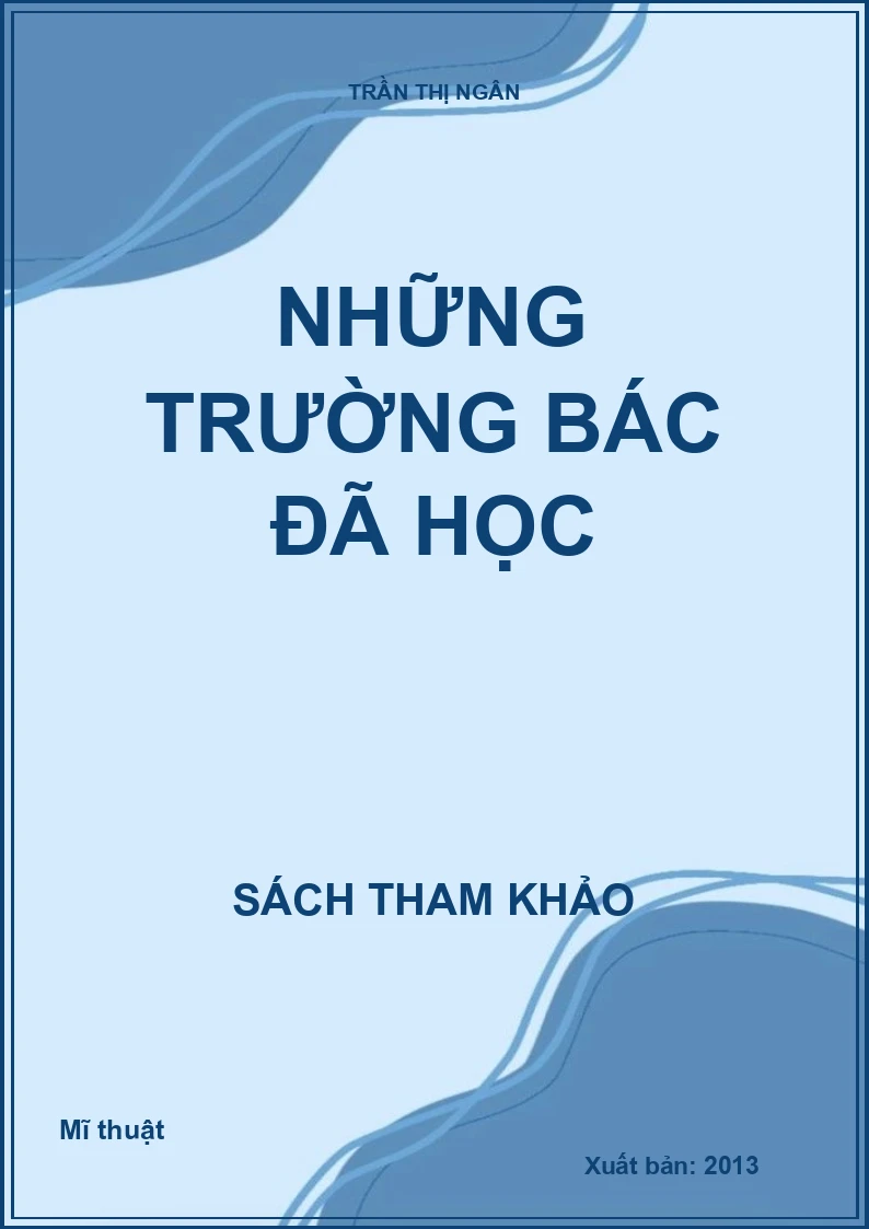 Những trường Bác đã học