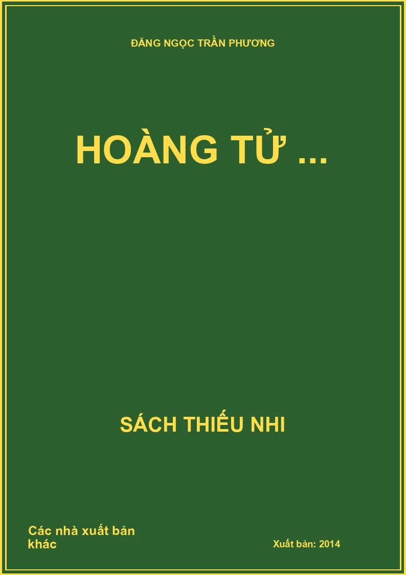 Hoàng tử ...