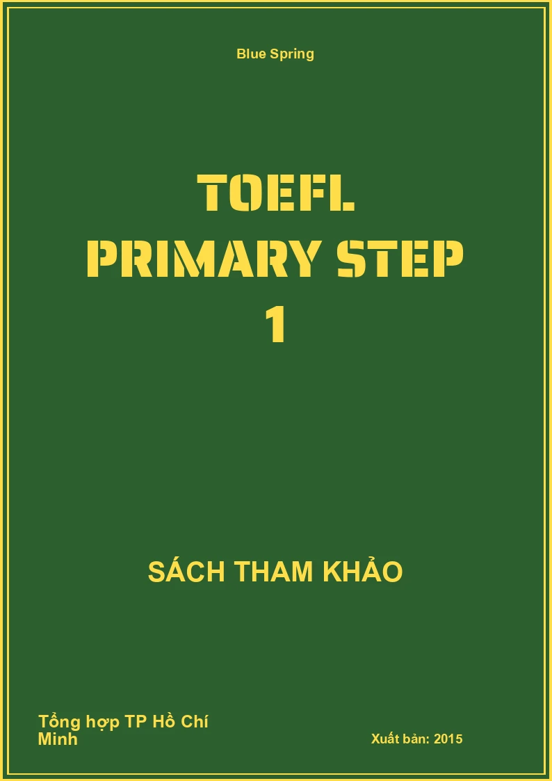 Toefl Primary Step 1