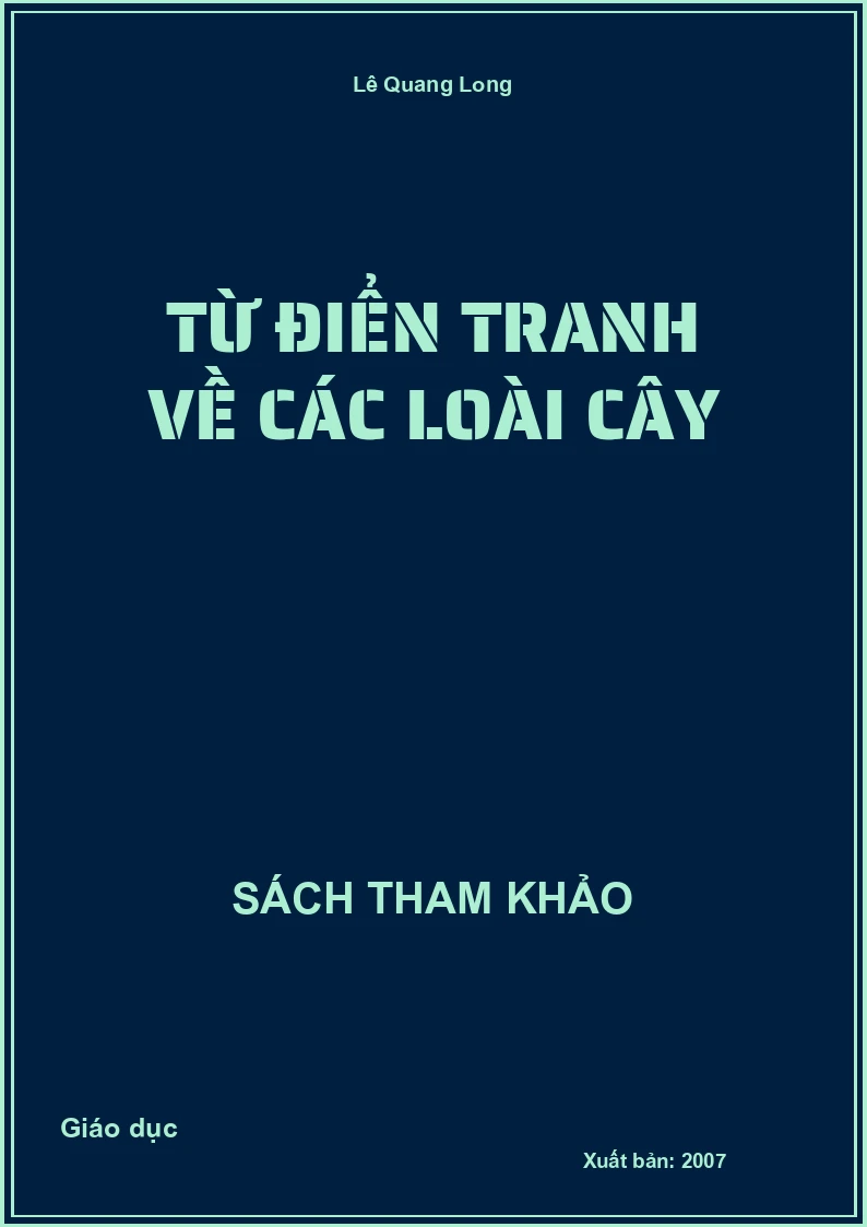 Từ điển tranh về các loài cây