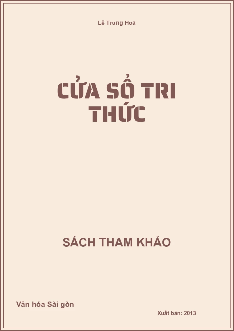 Cửa sổ tri thức