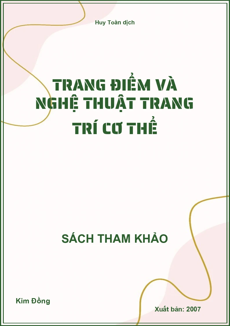 Trang điểm và nghệ thuật trang trí cơ thể