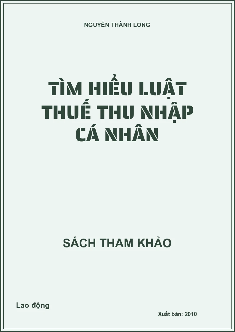 Tìm hiểu luật thuế thu nhập cá nhân