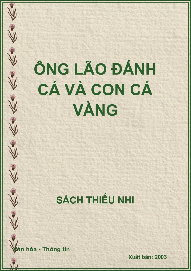 Ông lão đánh cá và con cá vàng