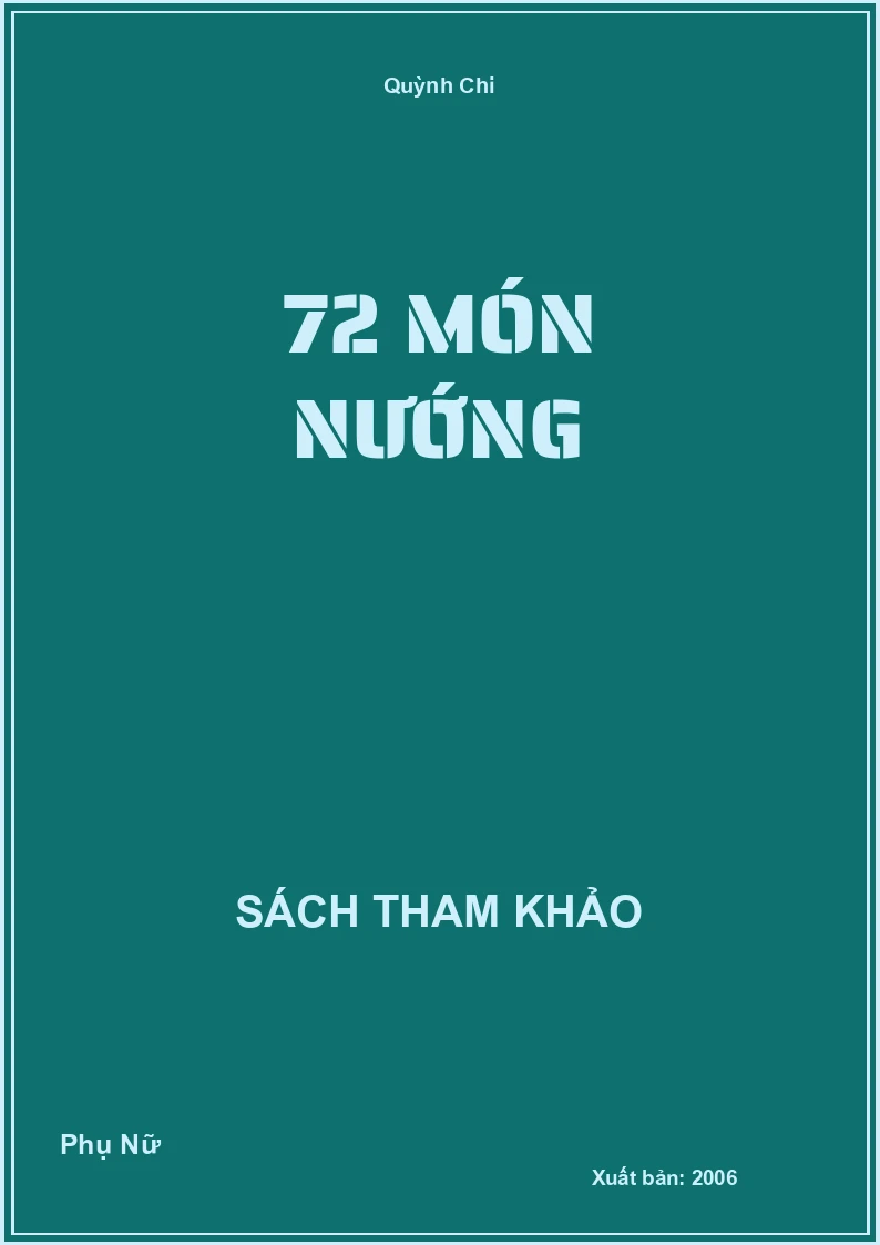 72 Món nướng
