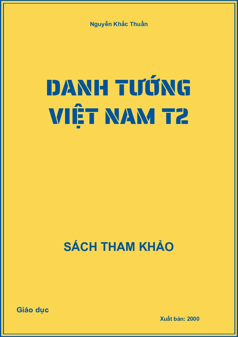 Danh tướng Việt Nam T2