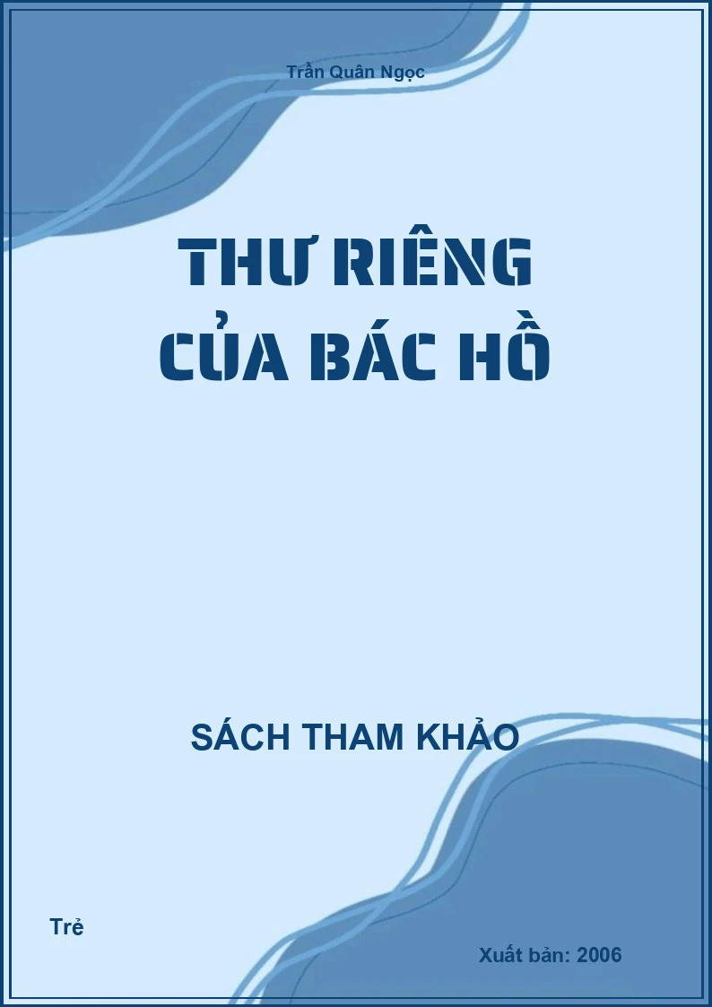 Thư riêng của bác Hồ