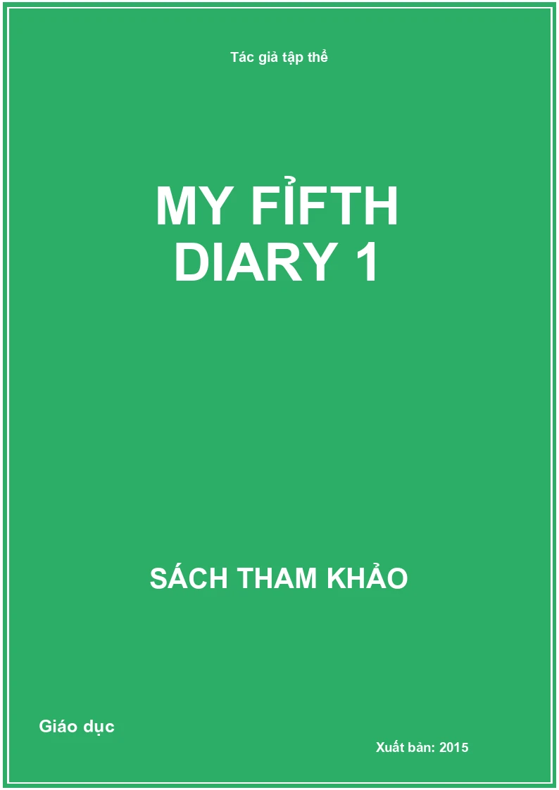 My fỉfth diary 1