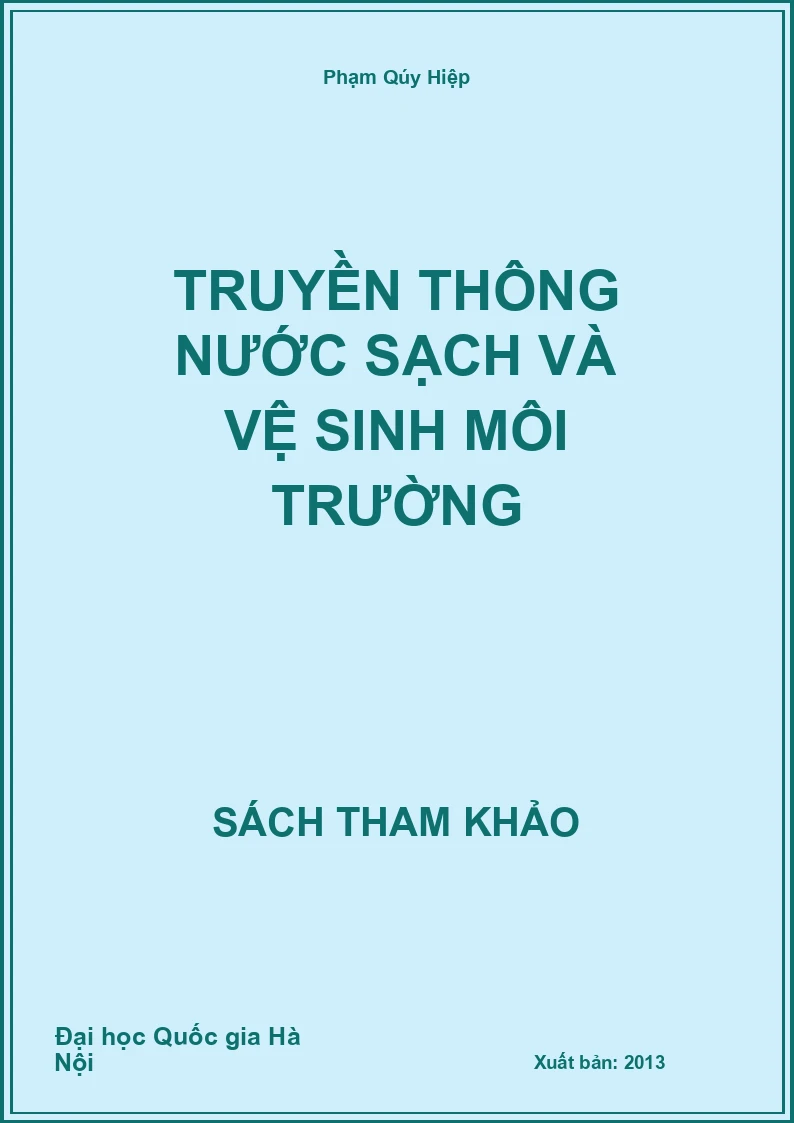 Truyền thông nước sạch và vệ sinh môi trường
