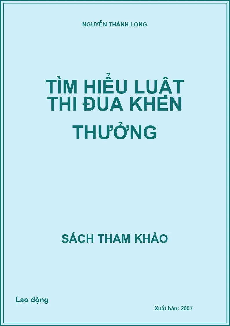 Tìm hiểu luật thi đua khen thưởng