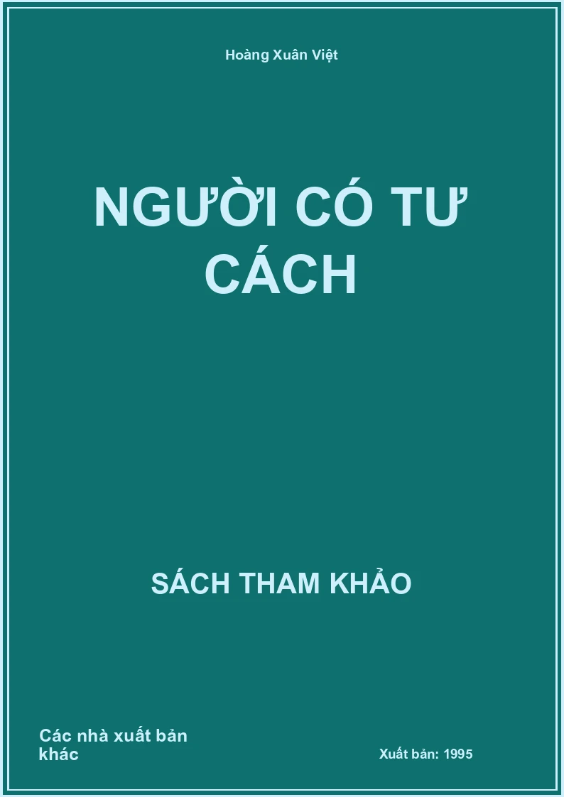 Người có tư cách