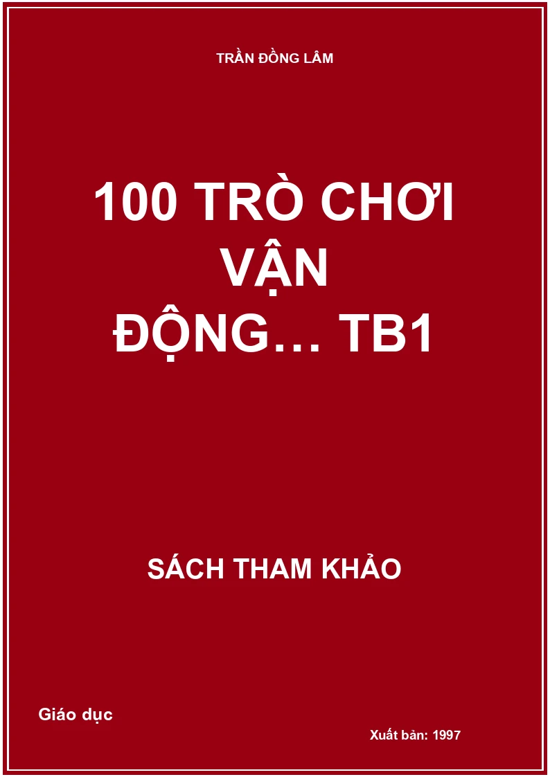 100 trò chơi vận động… TB1