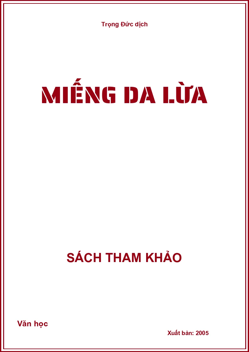 Miếng da lừa