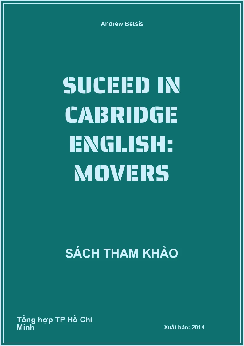 Suceed in Cabridge English: Movers