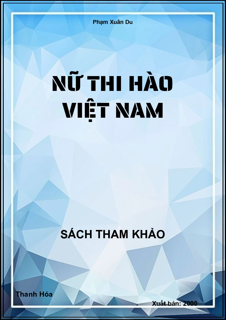 Nữ thi hào Việt Nam