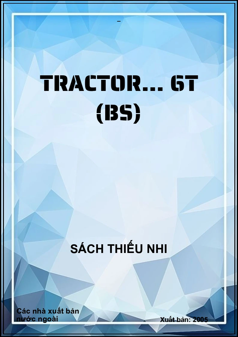 Tractor... 6T (BS)