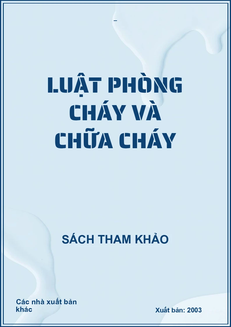 Luật phòng cháy và chữa cháy