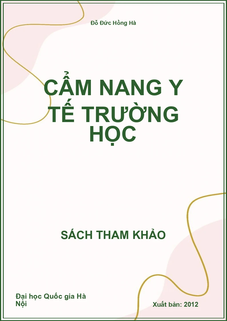 Cẩm nang y tế trường học