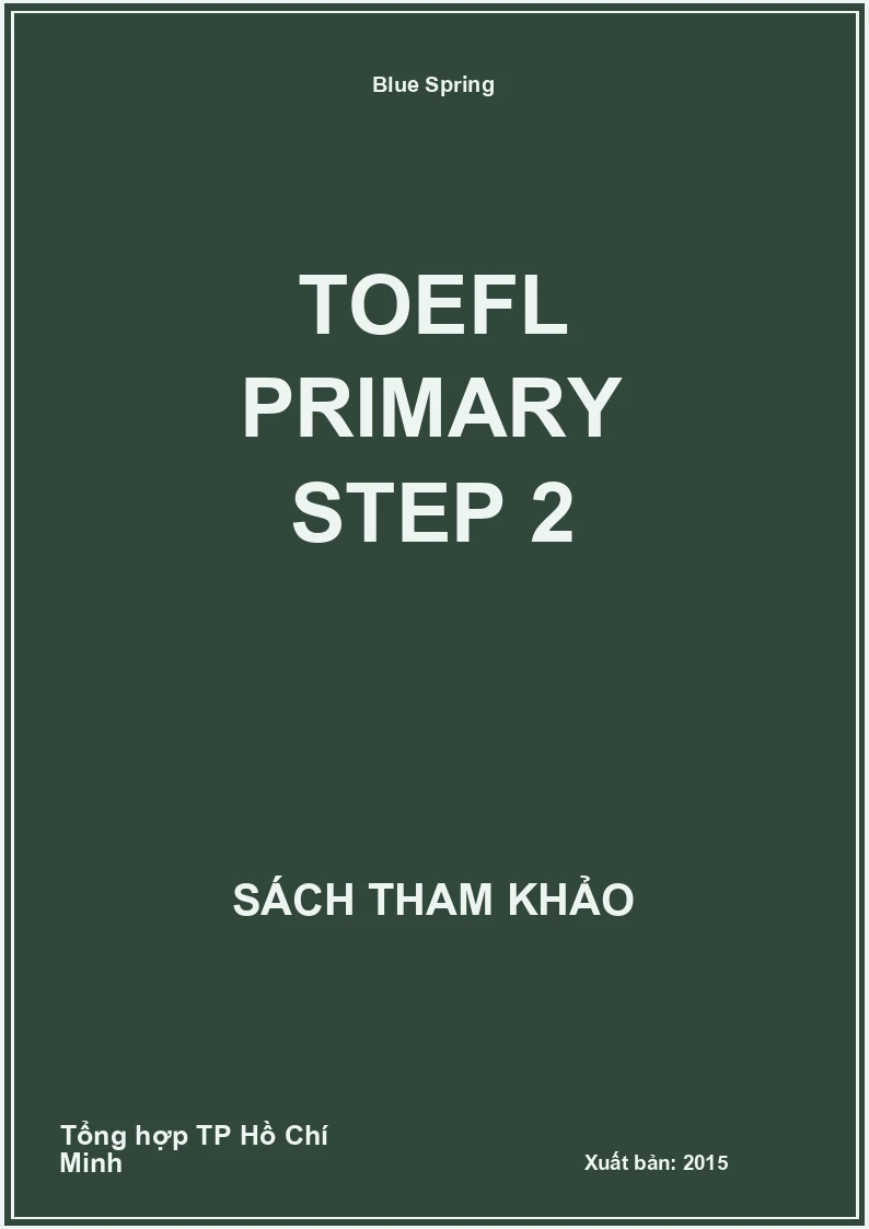Toefl Primary Step 2