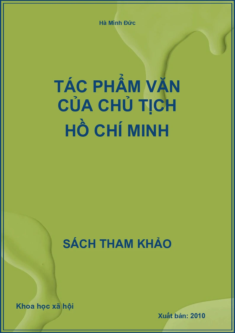 Tác phẩm văn của Chủ tịch Hồ Chí Minh