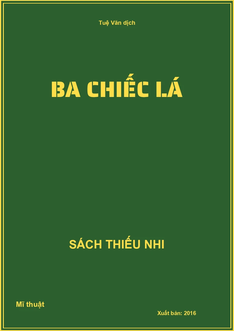 Ba chiếc lá