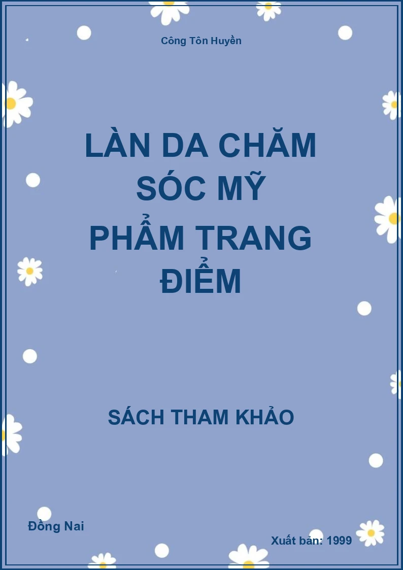 Làn da chăm sóc mỹ phẩm trang điểm