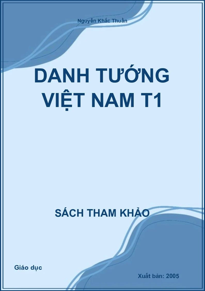 Danh tướng Việt Nam T1
