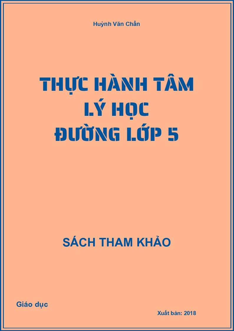Thực hành tâm lý học đường Lớp 5