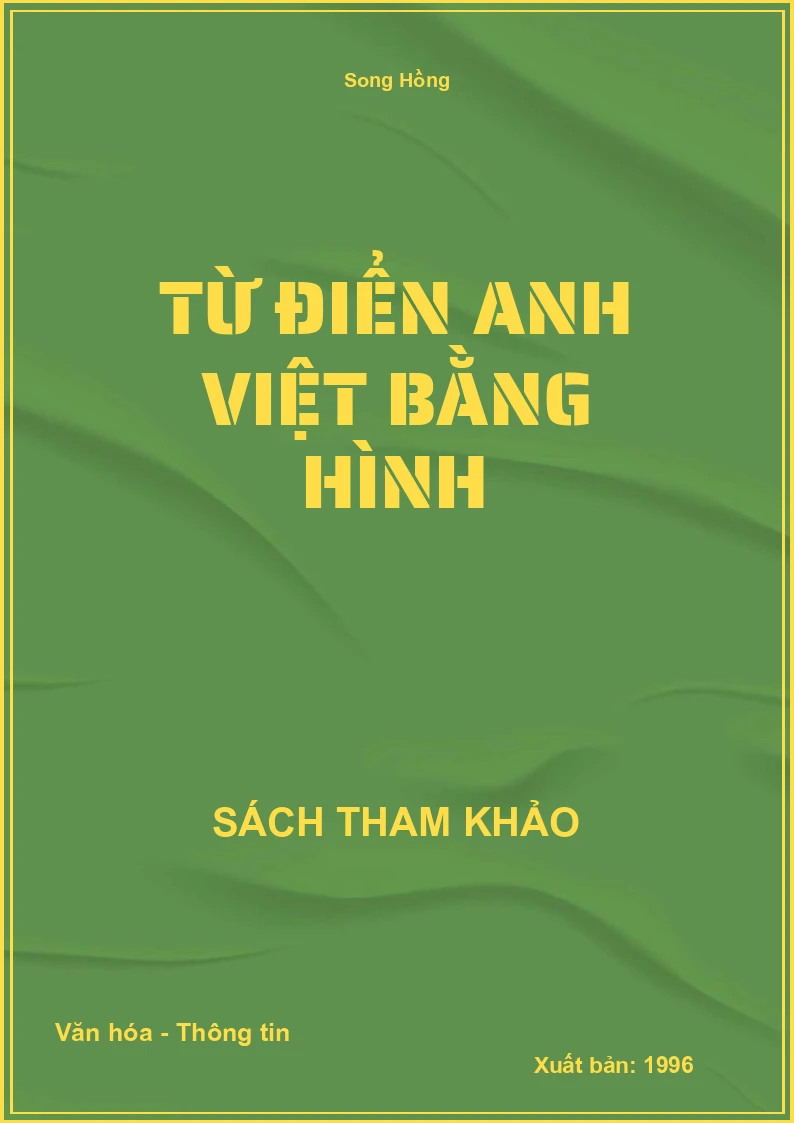 Từ điển anh Việt bằng hình