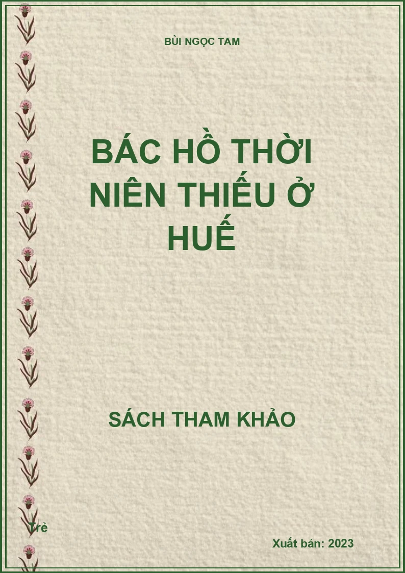 Bác Hồ thời niên thiếu ở Huế