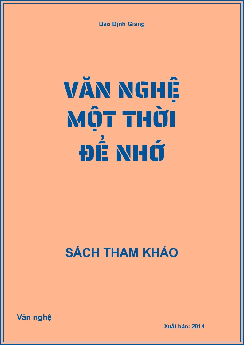 Văn nghệ một thời để nhớ