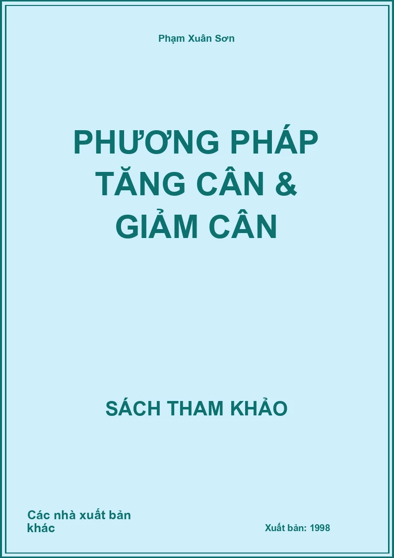 Phương pháp tăng cân & giảm cân