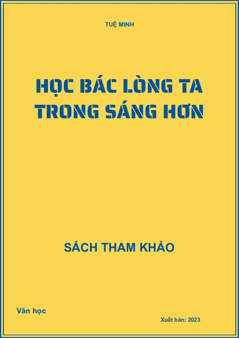 Học Bác lòng ta trong sáng hơn