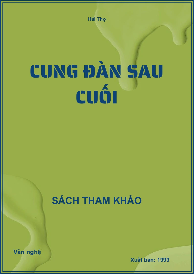 Cung đàn sau cuối