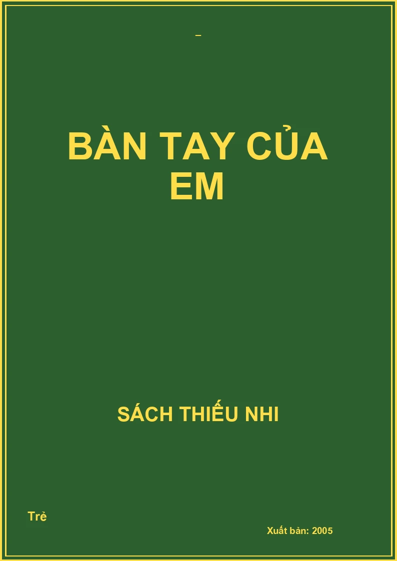 Bàn tay của em