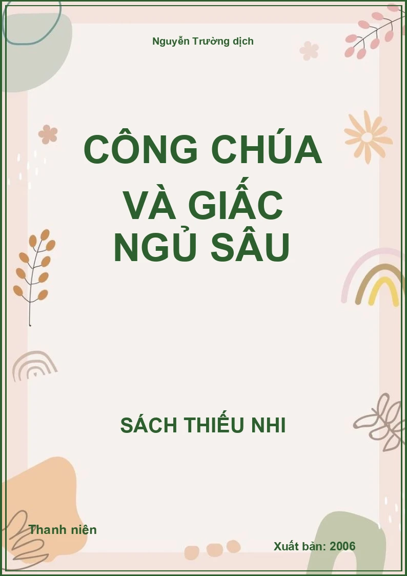 Công chúa và giấc ngủ sâu