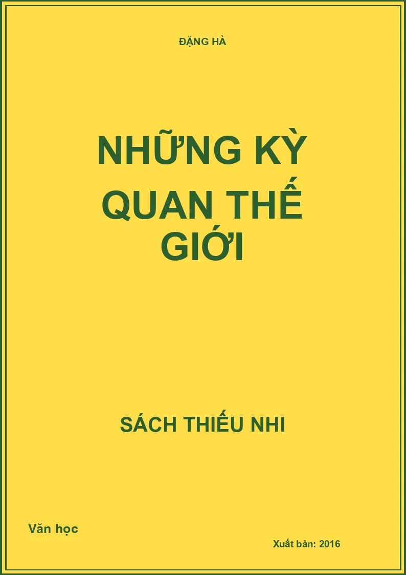Những kỳ quan thế giới