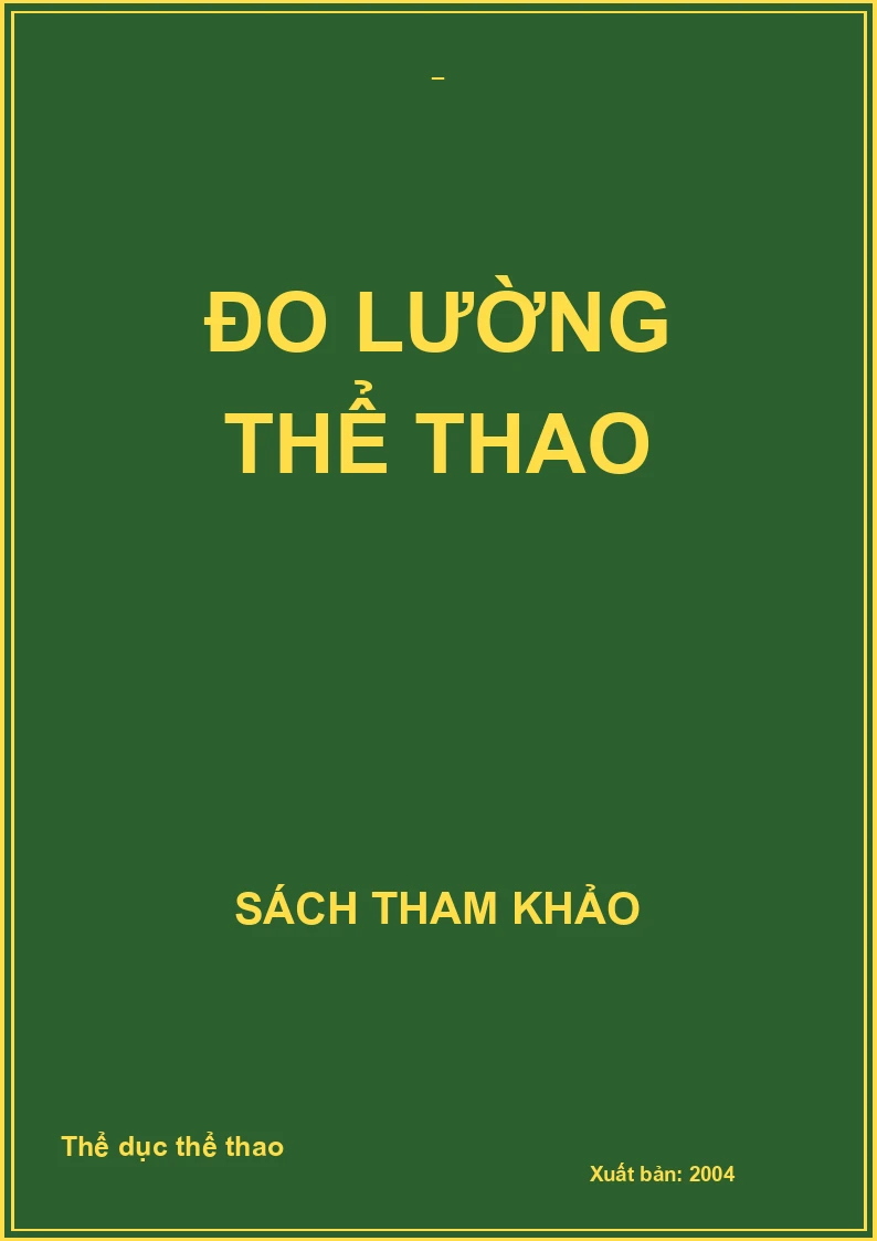 Đo lường thể thao