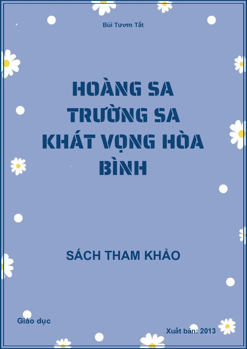 Hoàng Sa Trường Sa khát vọng hòa bình