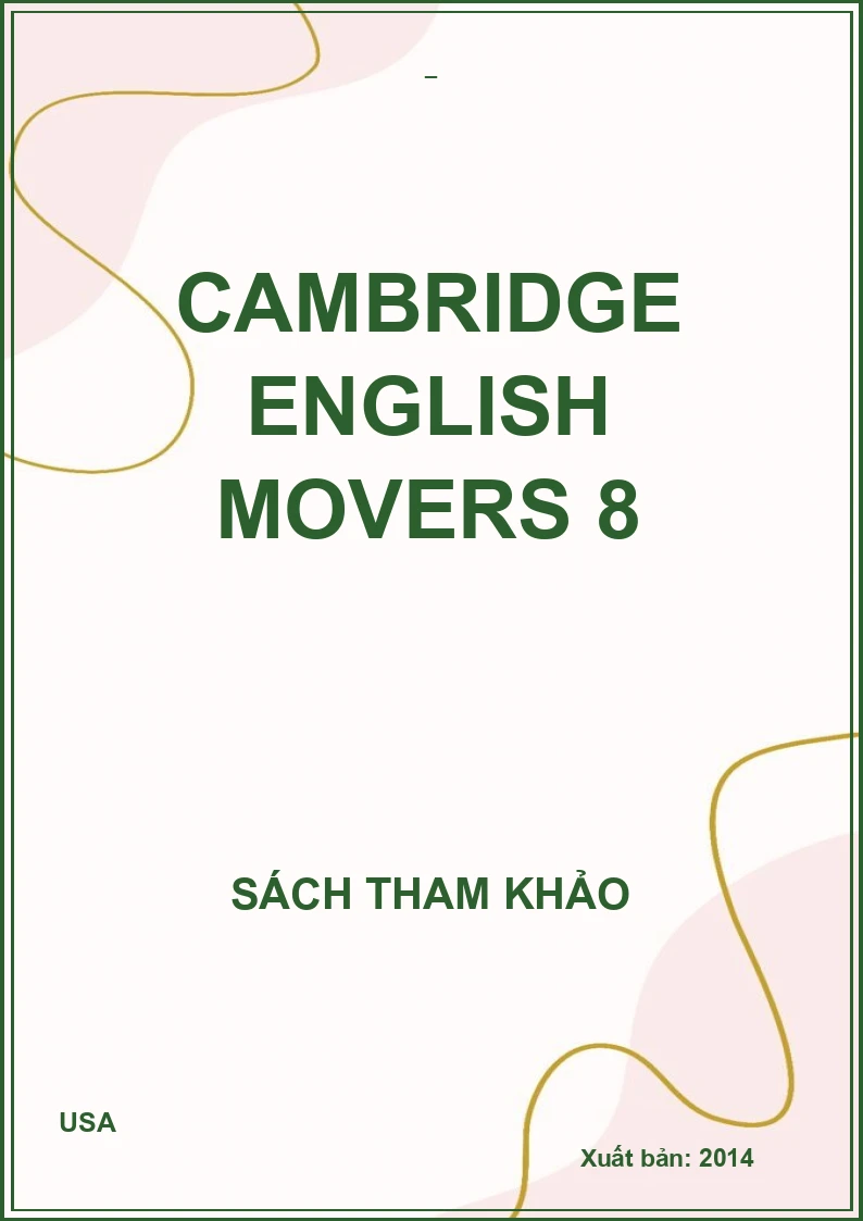Cambridge English Movers 8