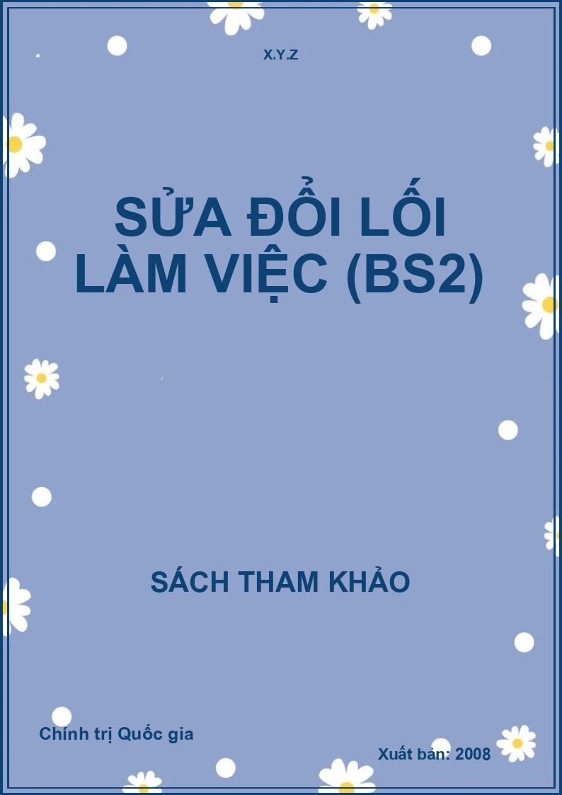 Sửa đổi lối làm việc (BS2)