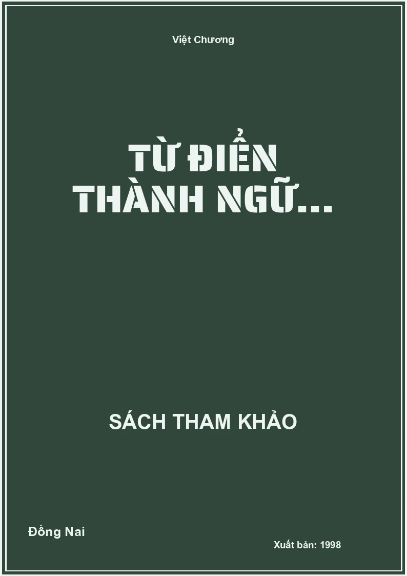 Từ điển thành ngữ…