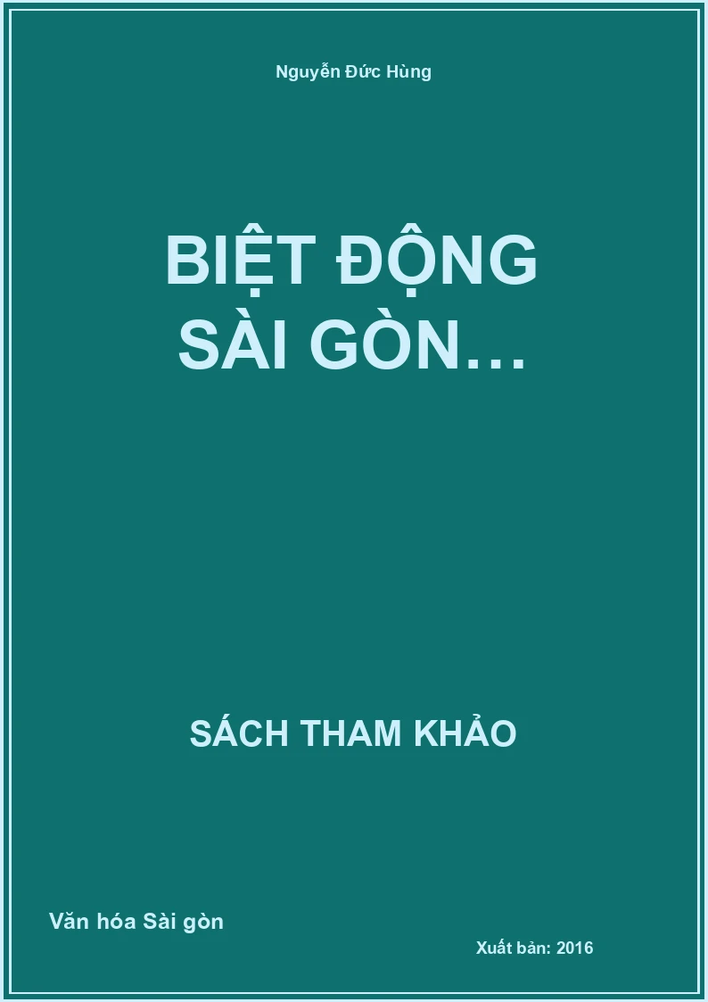 Biệt động Sài Gòn…
