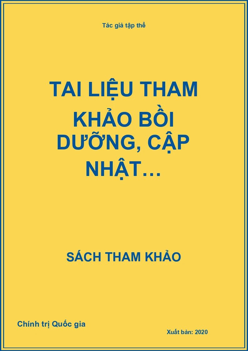 Tai liệu tham khảo bồi dưỡng, cập nhật…